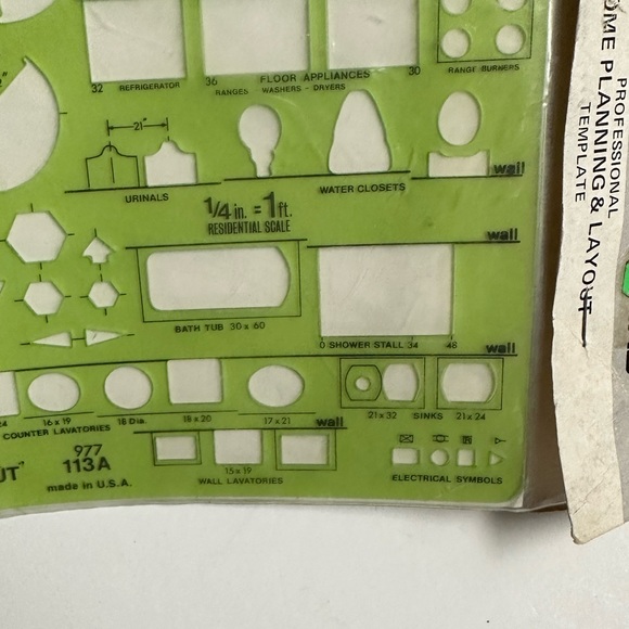 Staedtler Mars professional Home Planning & Layout template - Picture 5 of 9